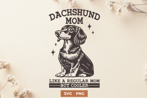 Dachshund Mom Like a Cooler Mom SVG PNG