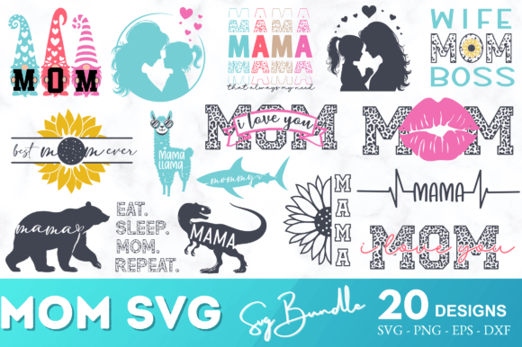 Happy Mom SVG Mothers Day Design Bundle Review