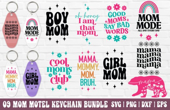 Mom Motel Keychain SVG Bundle Review