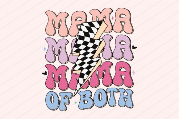 Mothers Day Mama of Both Mom Svg Png Review for Real Embroidery Projects