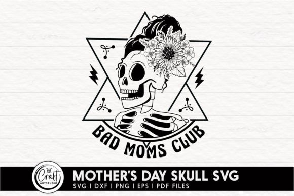 Mothers Day Skeleton SVG – A Bold Twist for Embroidery Projects