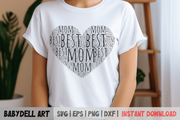 World's Best Mom SVG for Mother's Day